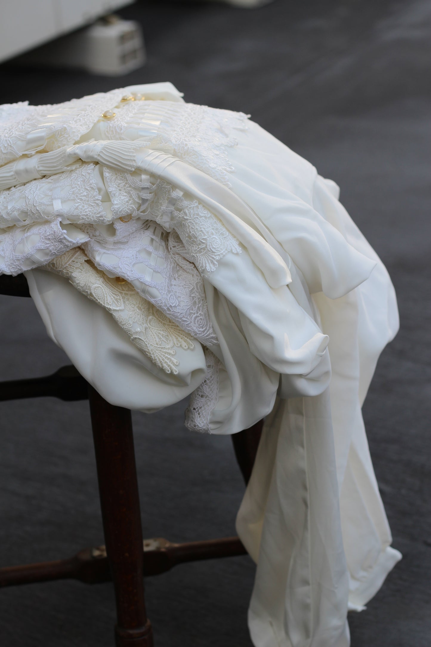 Women's Vintage White Lace Shirt x5点