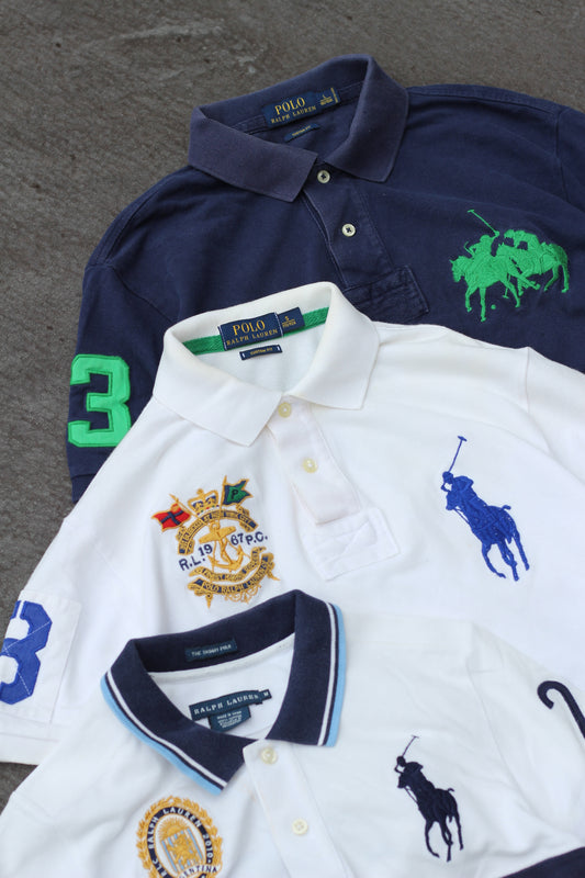 Polo Ralph Lauren Big Pony Short Sleeve Polo Shirt x3点
