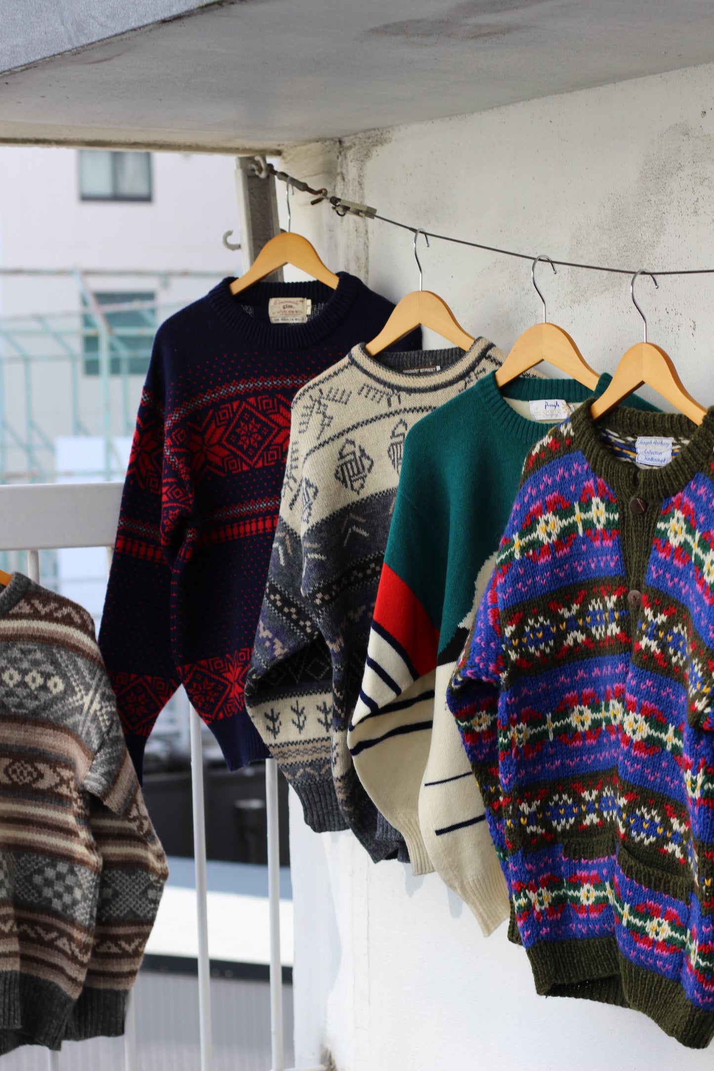 Men's vintage design Knit x6点