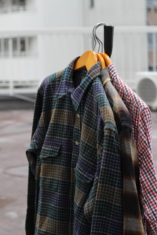 90's CHAPS Check Long Sleeve Shirt x3点