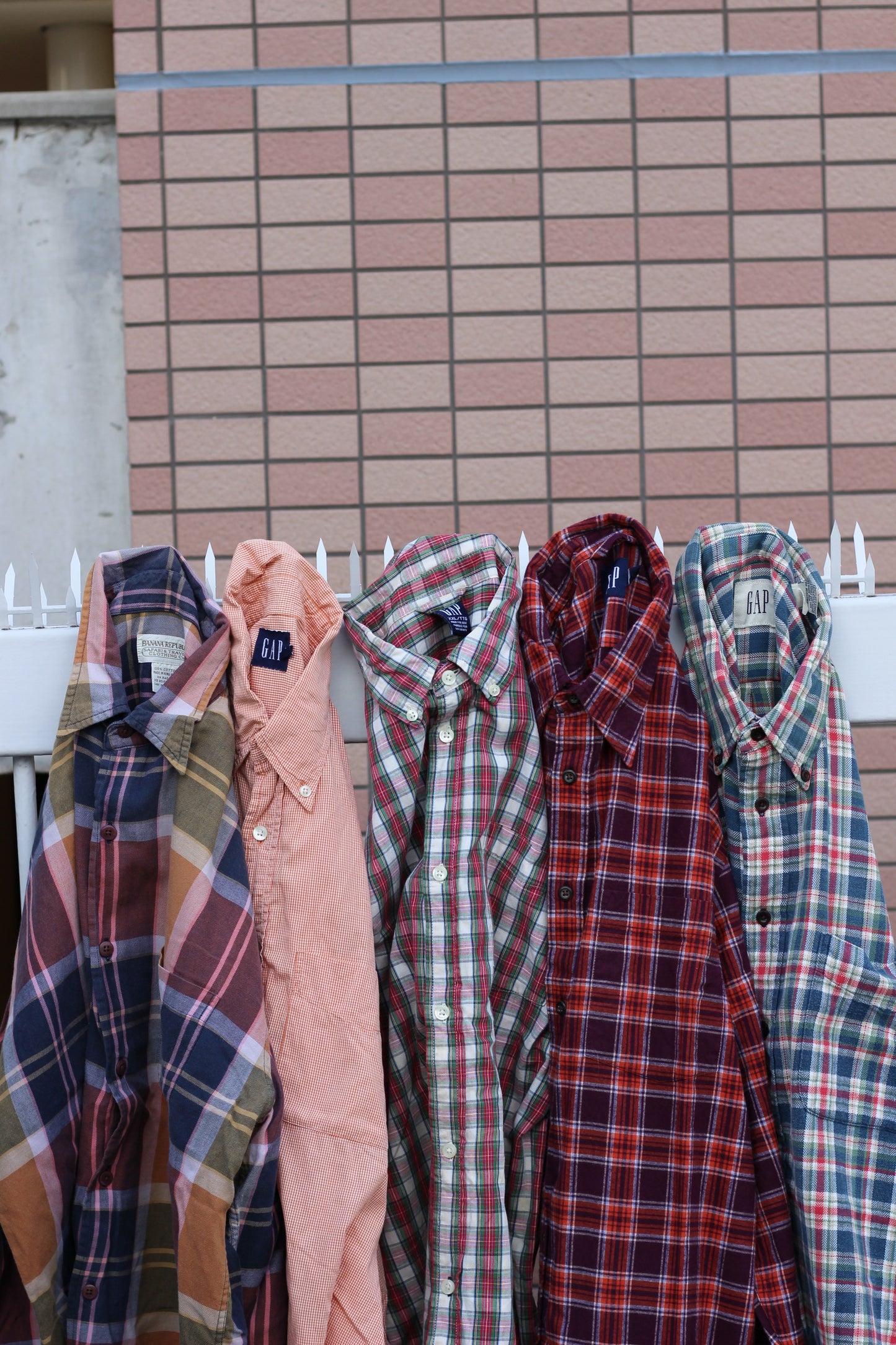 90's 00's old GAP & BANANA REPUBLIC shirt x5点