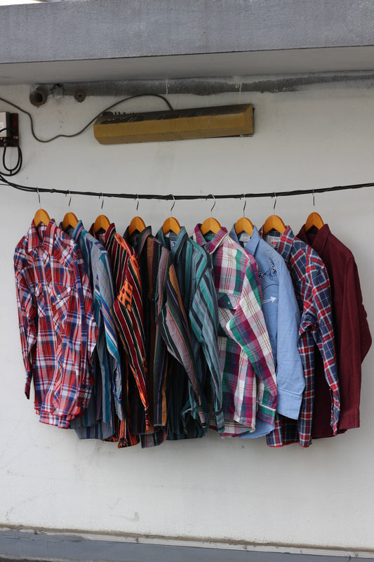 Made in USA Western & American style shirt x9点