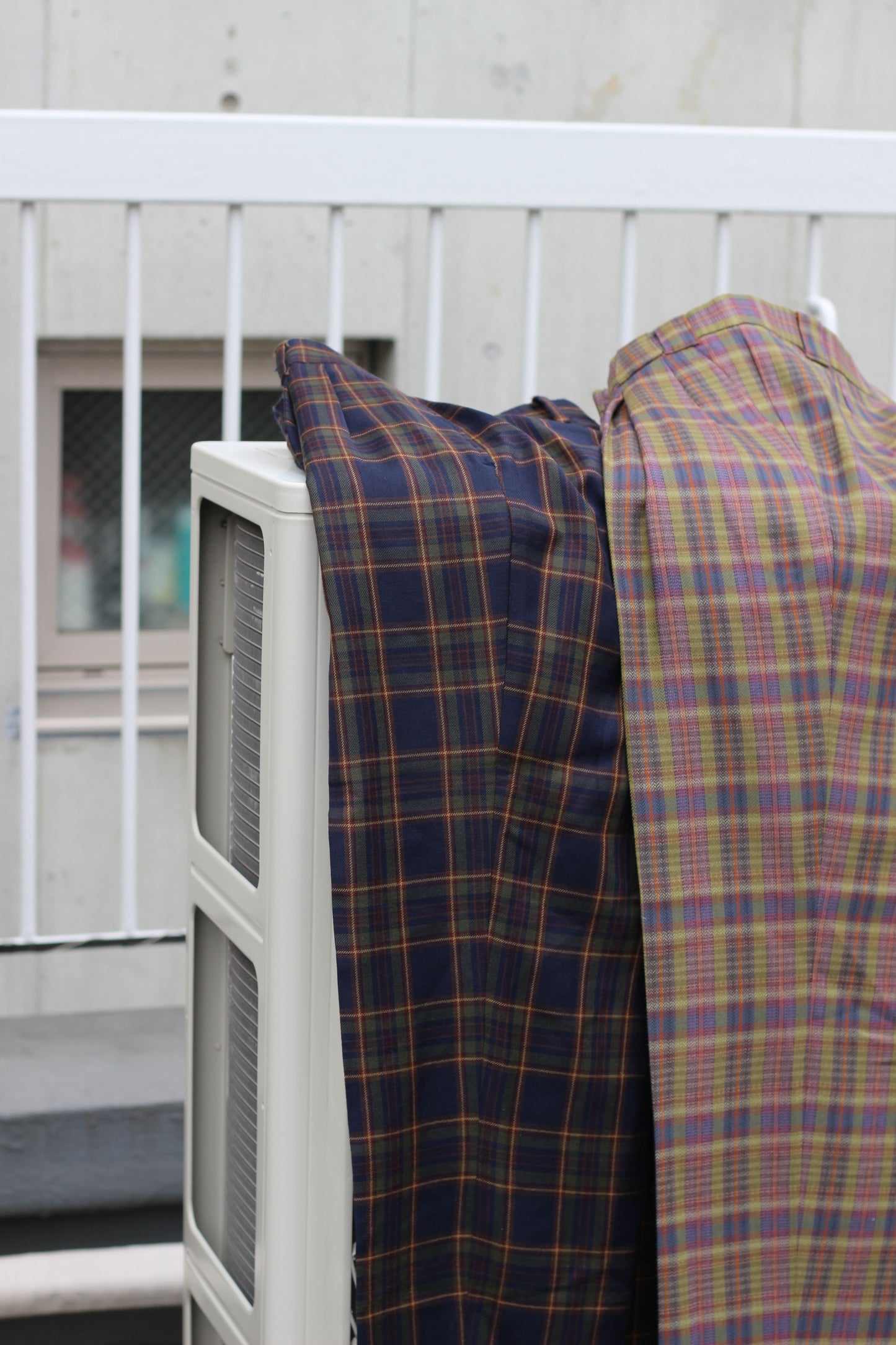 Men's High-Grade Check Slacks x4点