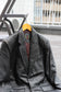 Men's Black Leather Tailored Jacket x4点