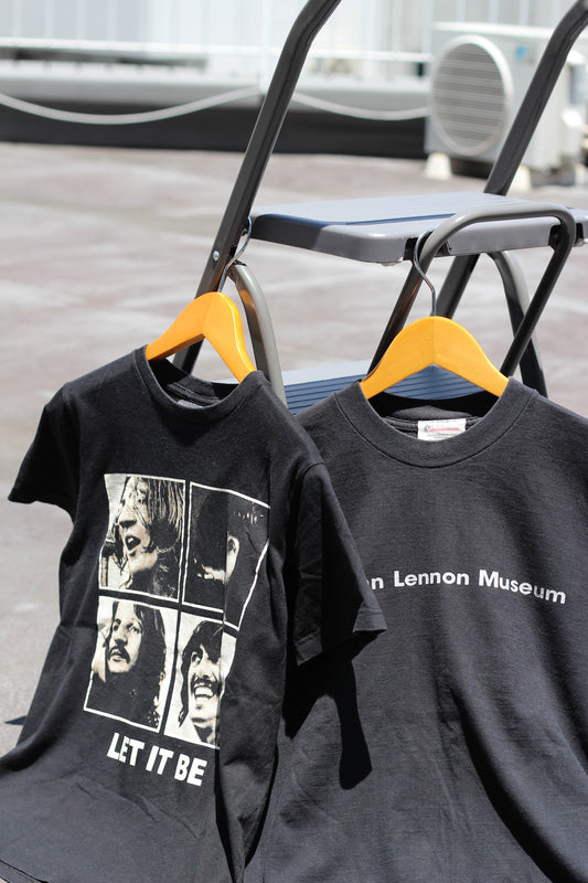 90-00's Beatles & John Lennon Print T-Shirt x2点