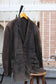 Men's Black Leather Tailored Jacket x4点