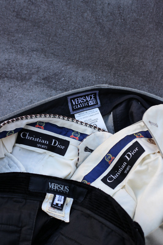 Men's Christian Dior & VERSACE slacks x4点