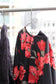 Vintage Black Design Short Sleeve Blouse x8点