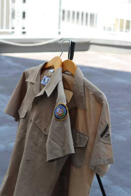 90-00's USAMC Short Sleeve Officer Shirt x2点