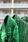 Vintage Green Design Long Sleeve Blouse x7点