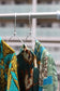Vintage Green Design Long Sleeve Blouse x7点