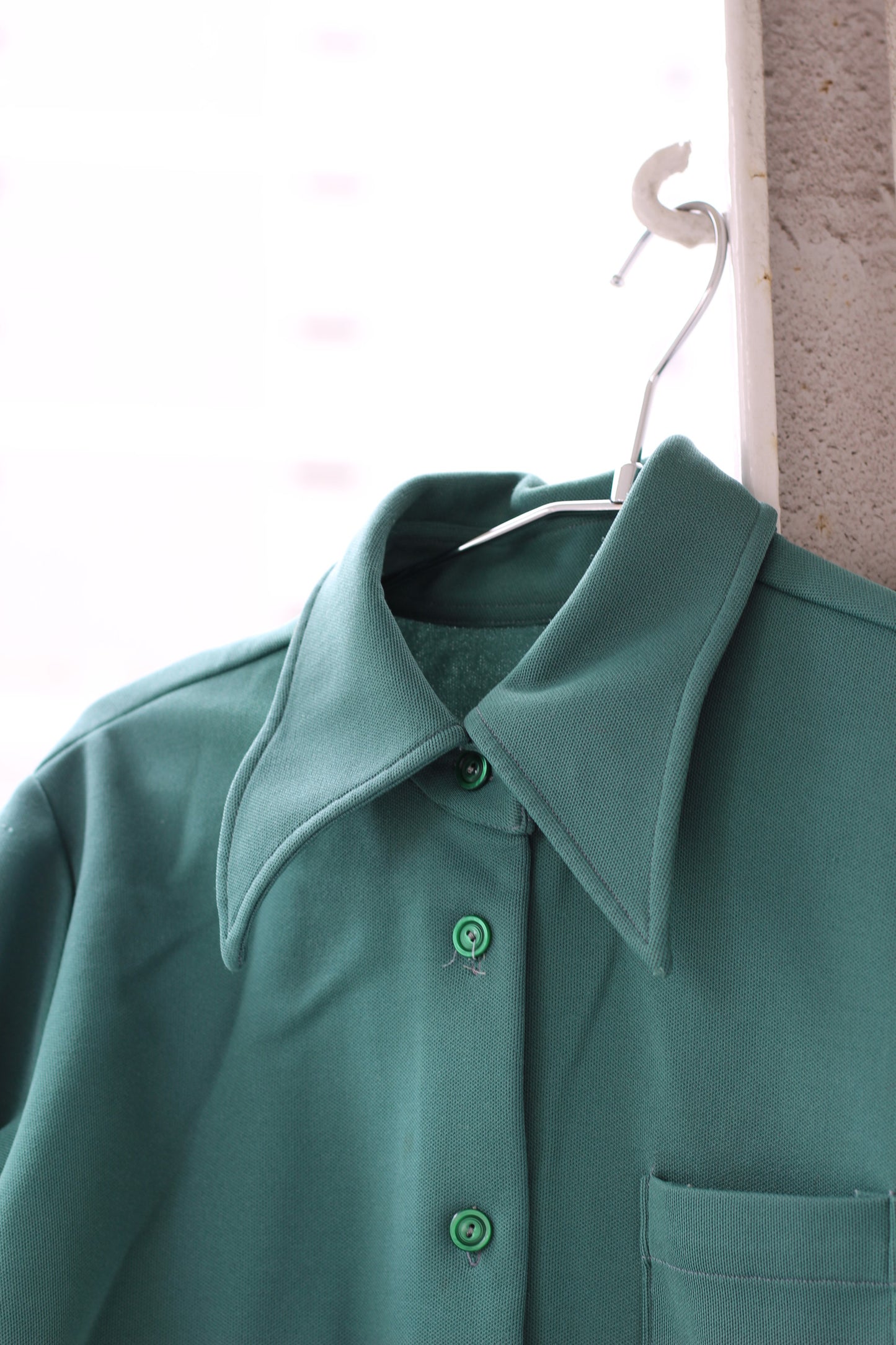 Vintage Green Design Long Sleeve Blouse x7点