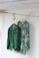 Vintage Green Design Long Sleeve Blouse x7点