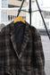 Men's High-Grade Check Tailored Jacket x3点