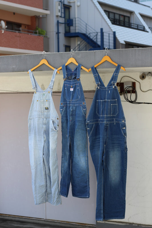 Vintage Usa brand Overalls x4点