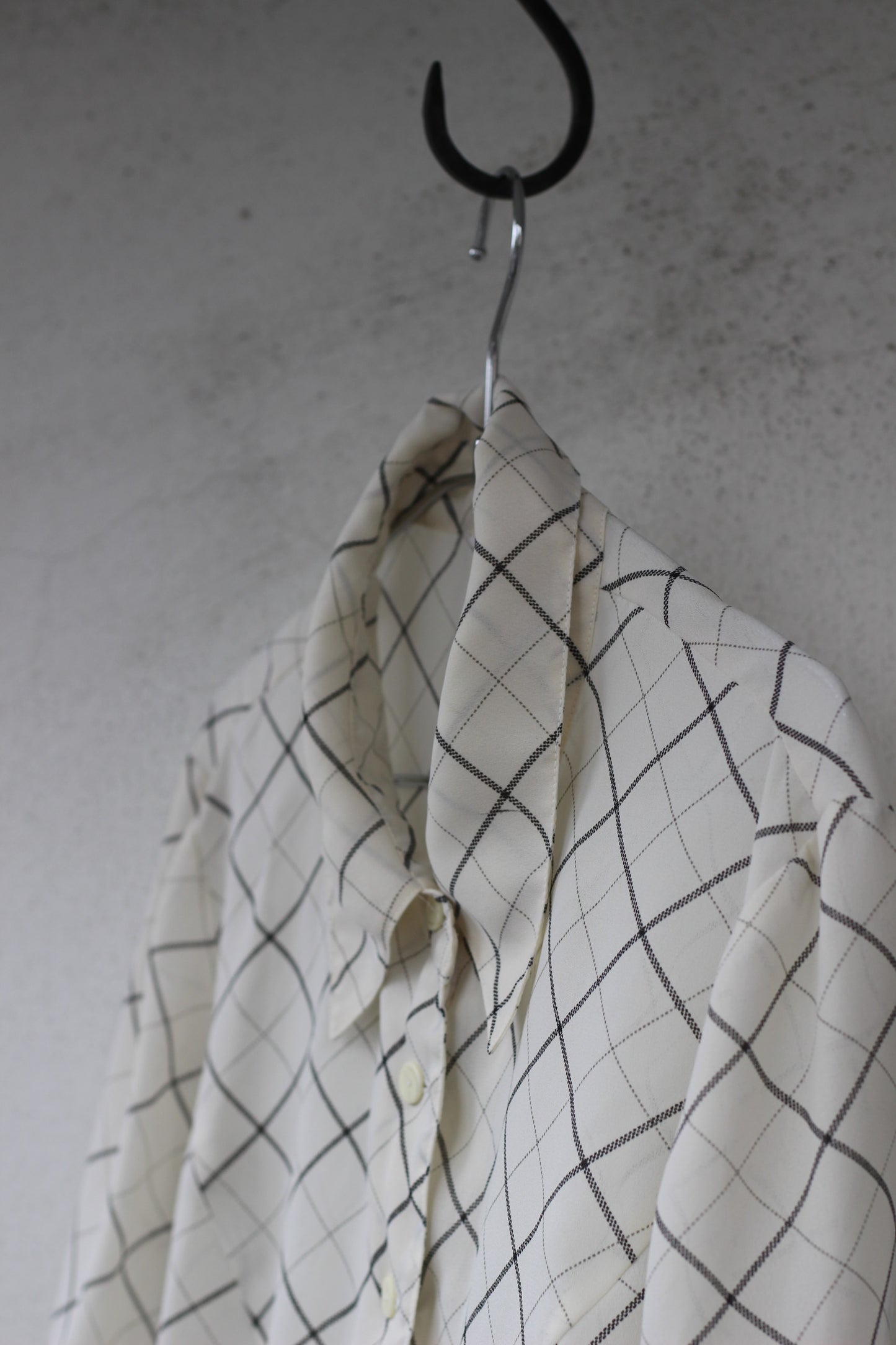Vintage White Black Design Long Sleeve Blouse x8点