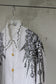 Vintage White Black Design Long Sleeve Blouse x8点