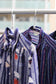 Vintage Navy Design Long Sleeve Blouse x10点