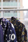 Vintage Navy Design Long Sleeve Blouse x10点