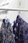 Vintage Navy Design Long Sleeve Blouse x10点