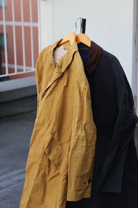 Vintage Hermès & Celine Rubberized Coat x2点