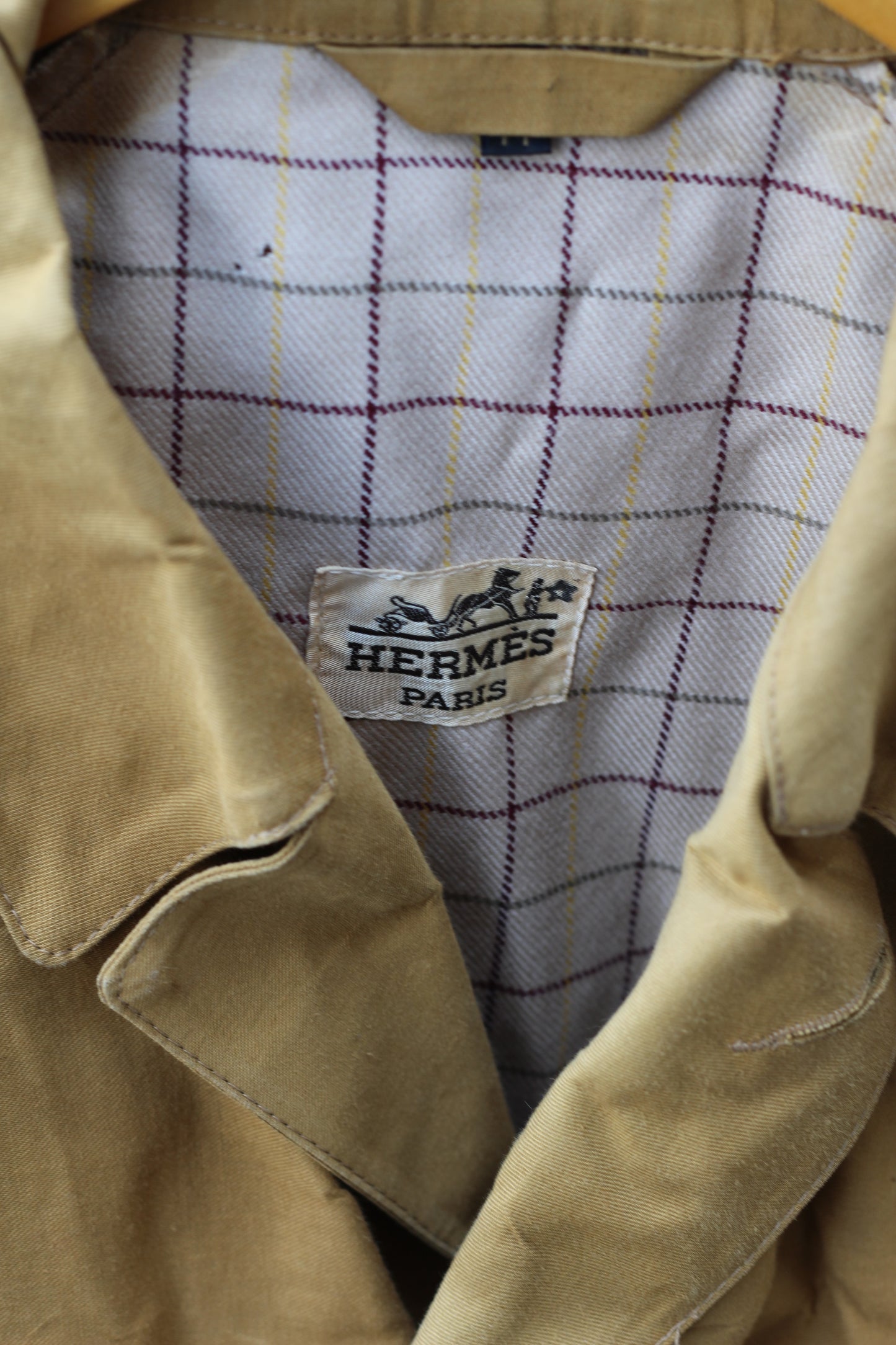 Vintage Hermès & Celine Rubberized Coat x2点