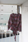 Vintage Purple Design Long Sleeve Blouse x7点