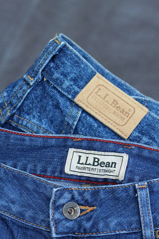 90's Made In USA & Mexico L.L. Bean Denim Pants x2点