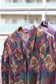 Vintage Purple Design Long Sleeve Blouse x7点