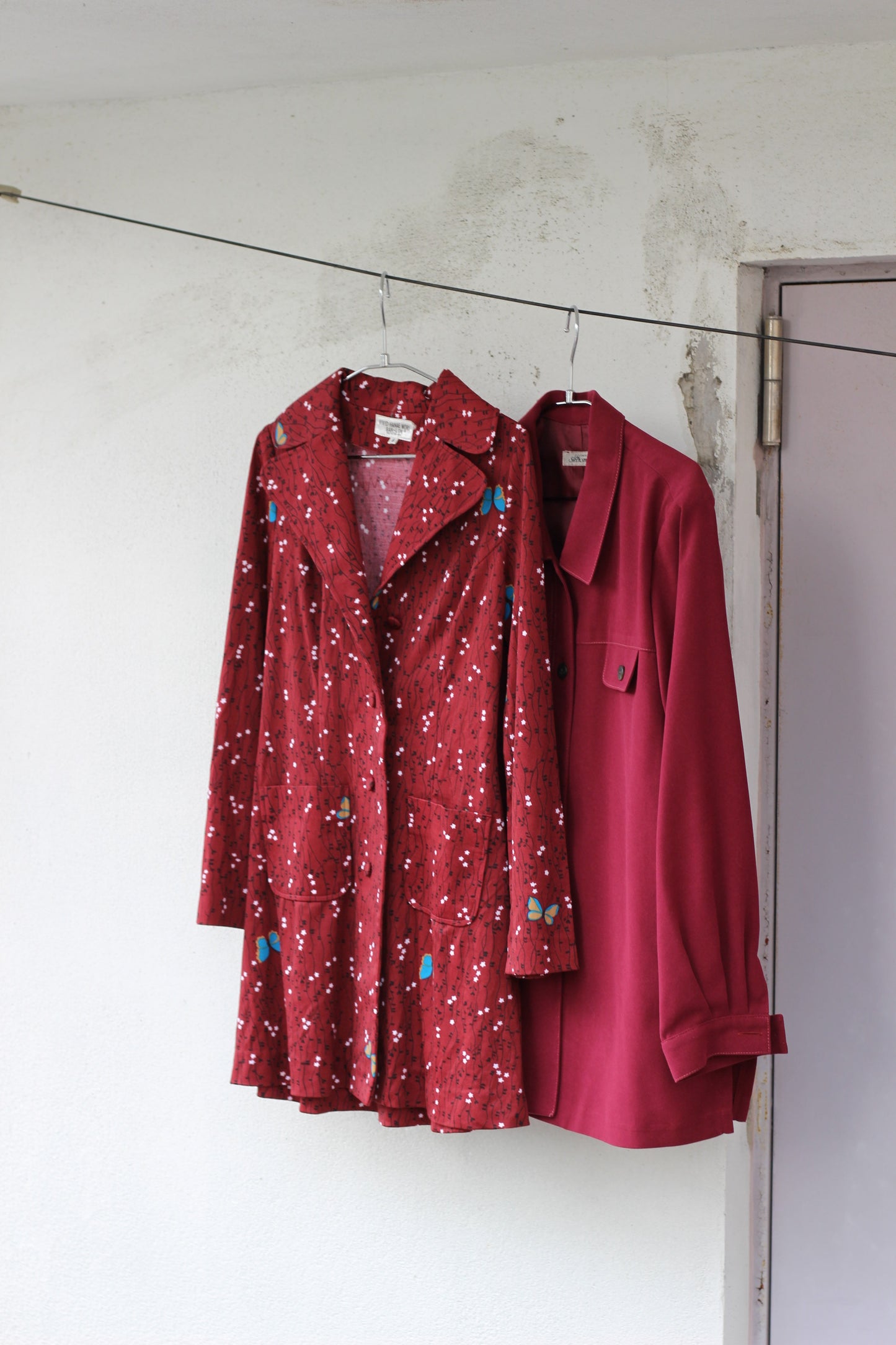 Vintage Red Design Long Sleeve Blouse x10点