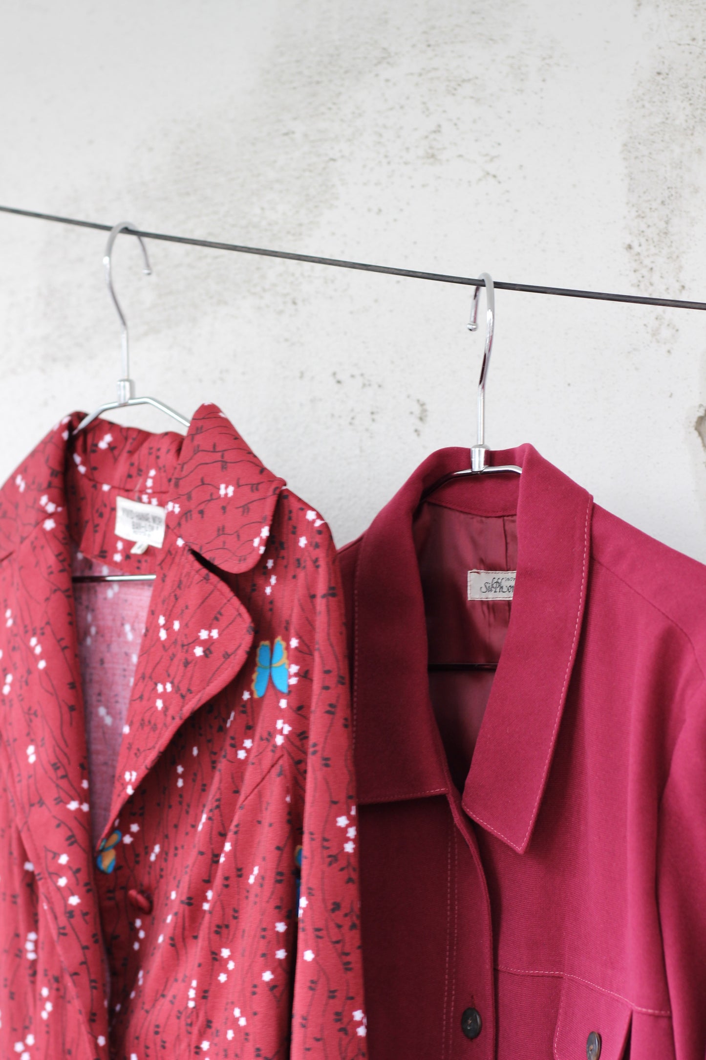 Vintage Red Design Long Sleeve Blouse x10点