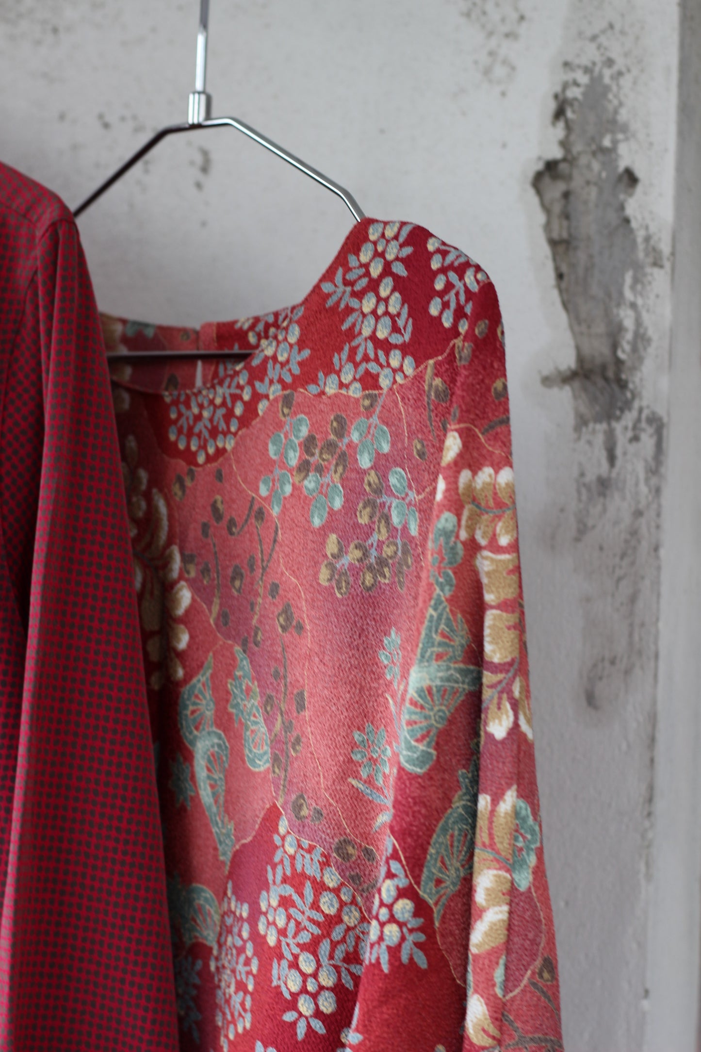 Vintage Red Design Long Sleeve Blouse x10点