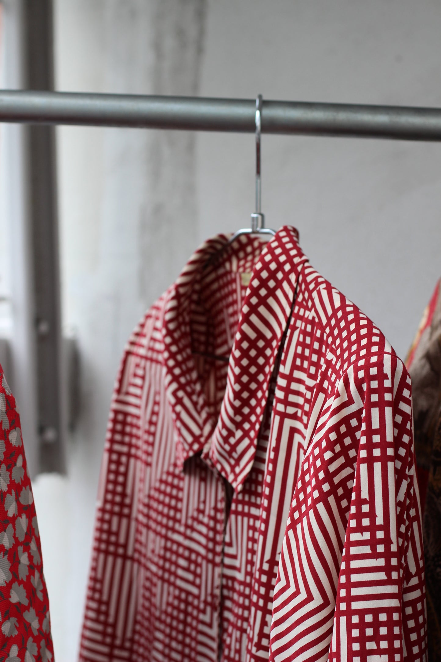 Vintage Red Design Long Sleeve Blouse x10点