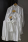 Vintage White Design Long Sleeve Blouse x4点