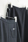Vintage Black Wool Long Tight Skirt x2点