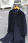Men's 100% Cashmere Gray & Navy Coat x3点
