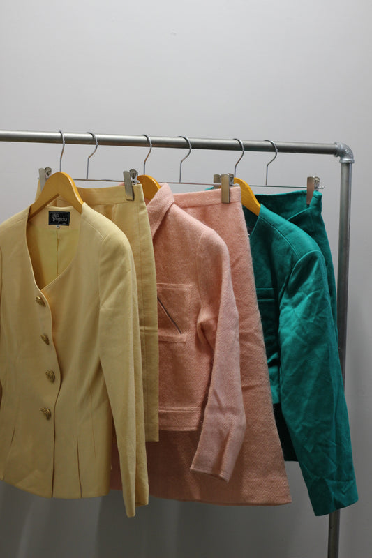 Vintage Retro Color Wool Set up x3点