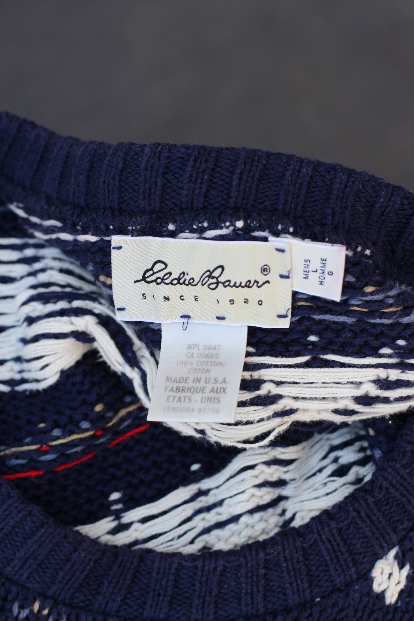 90's Made in USA Eddie Bauer, L.L.Bean & J.Crew Knitwear x3点