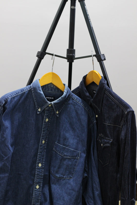 Old Uniqlo Denim Shirt x2点