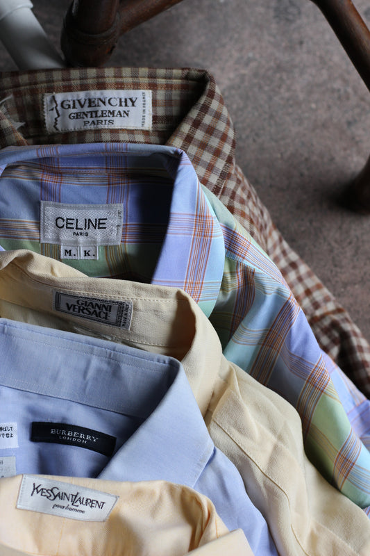 Men's Luxury Brand Long Sleeve Shirts x8点