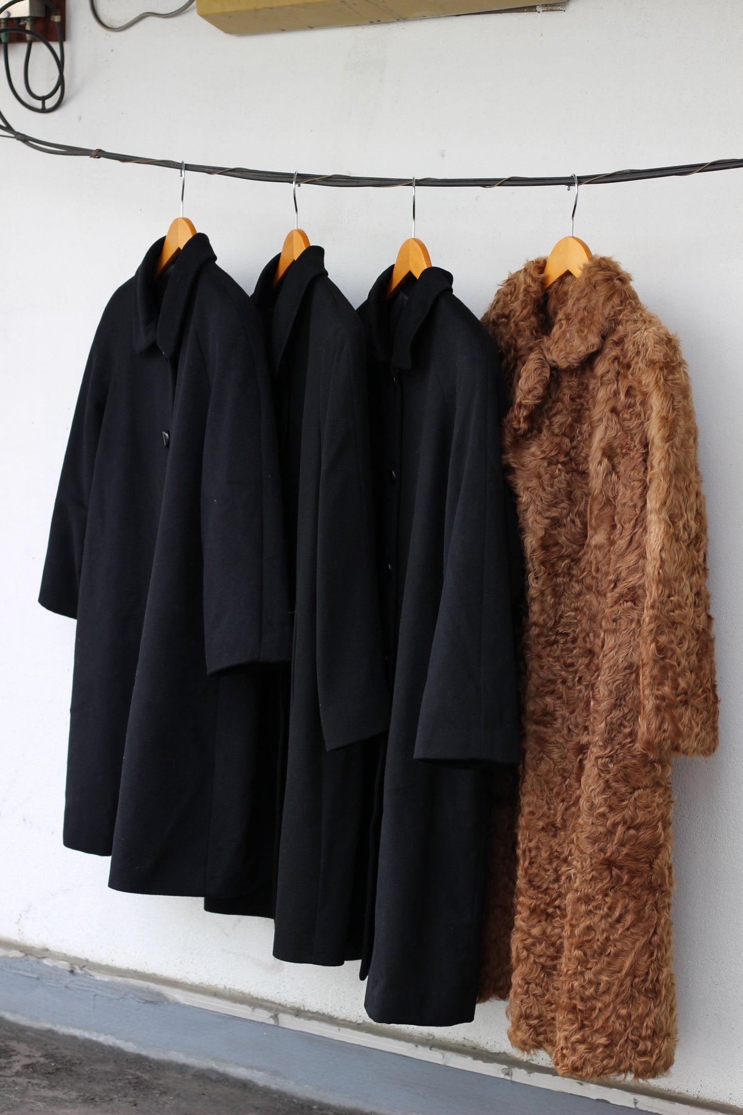 Ladies cashmere & far coat x4点