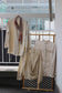Vintage Beige Design Long Sleeve Blouse x9点