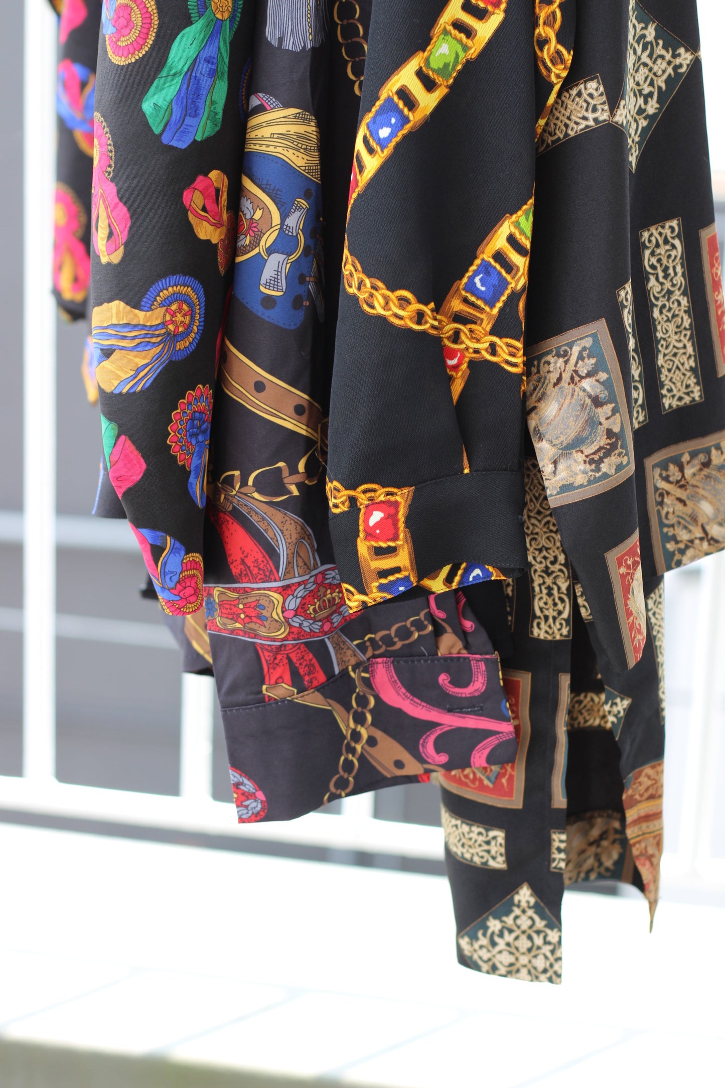 Vintage Black Design Long Sleeve Blouse x8点