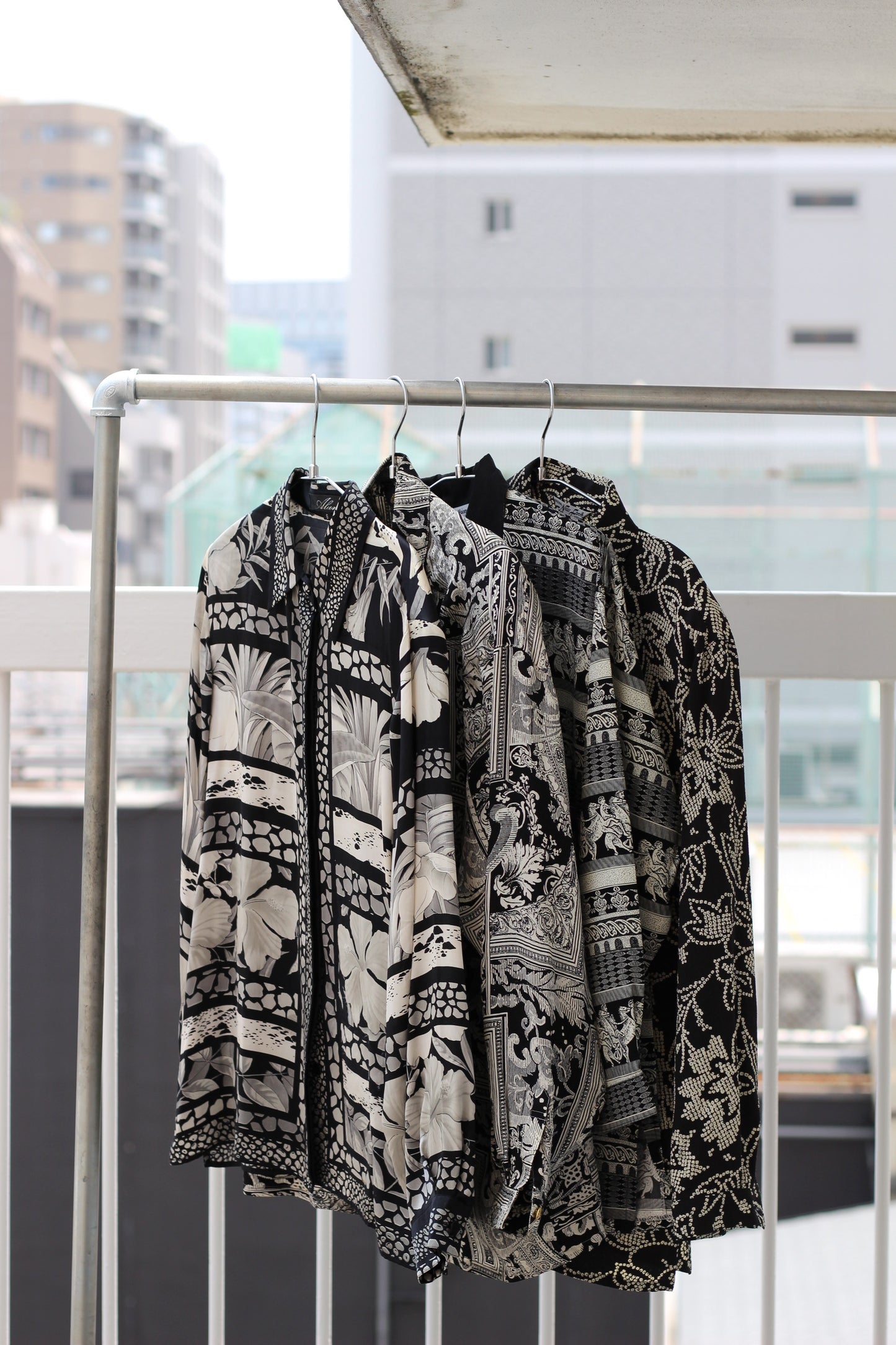 Vintage Black Design Long Sleeve Blouse x8点