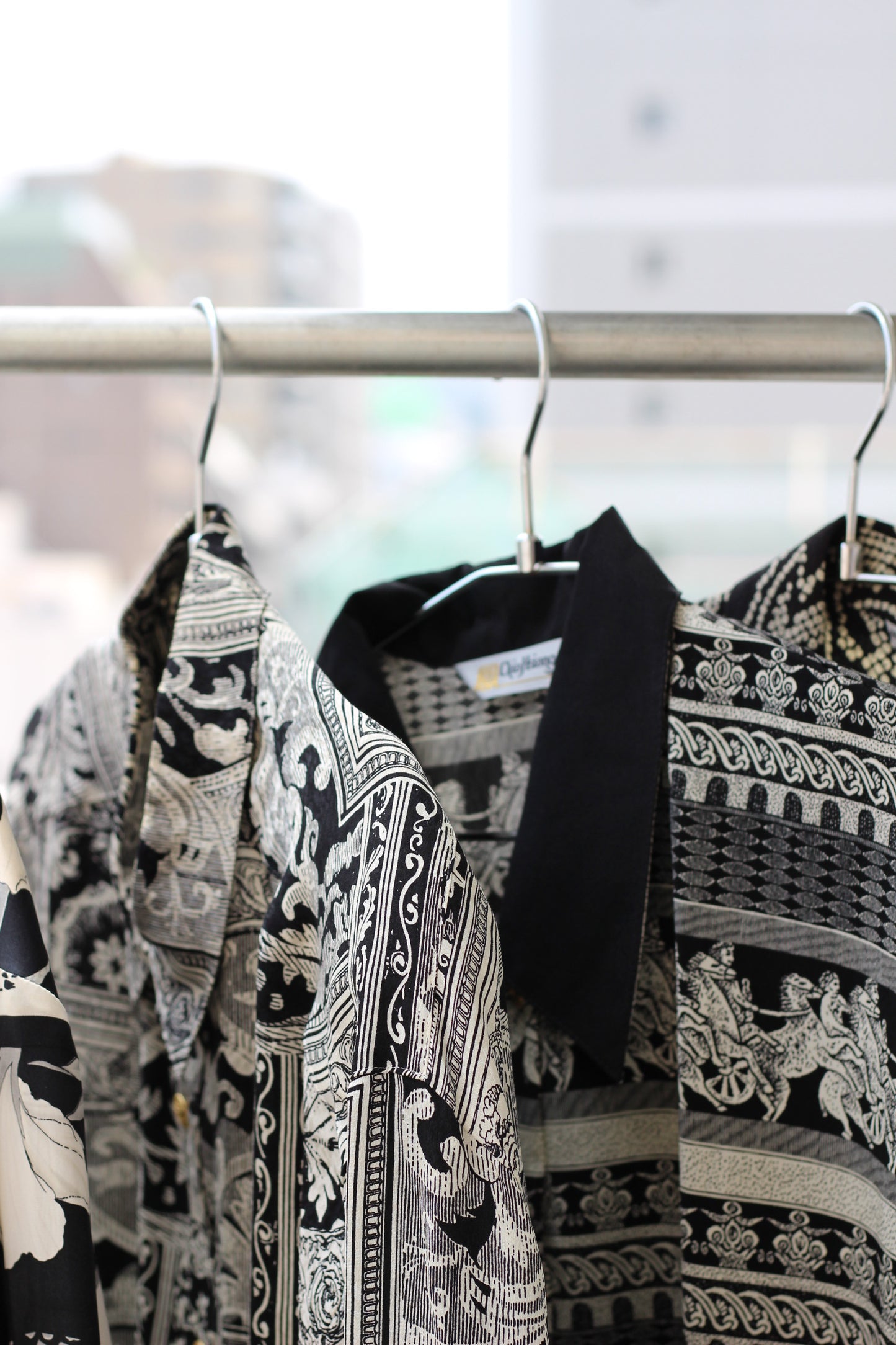 Vintage Black Design Long Sleeve Blouse x8点