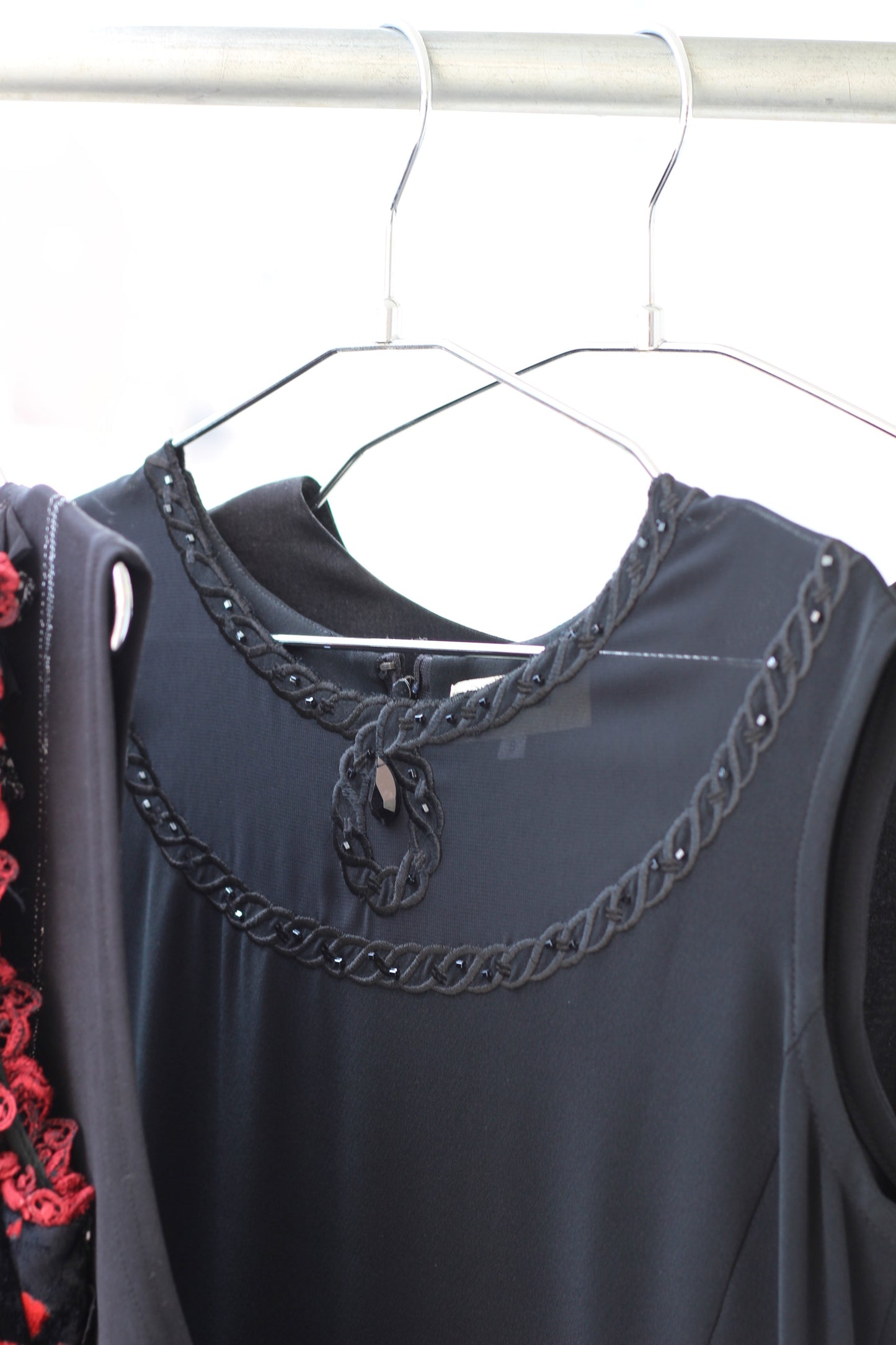 Vintage Black Design No Sleeve One-Piece x9点