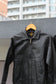 Men's Black Short Leather Jacket x3点