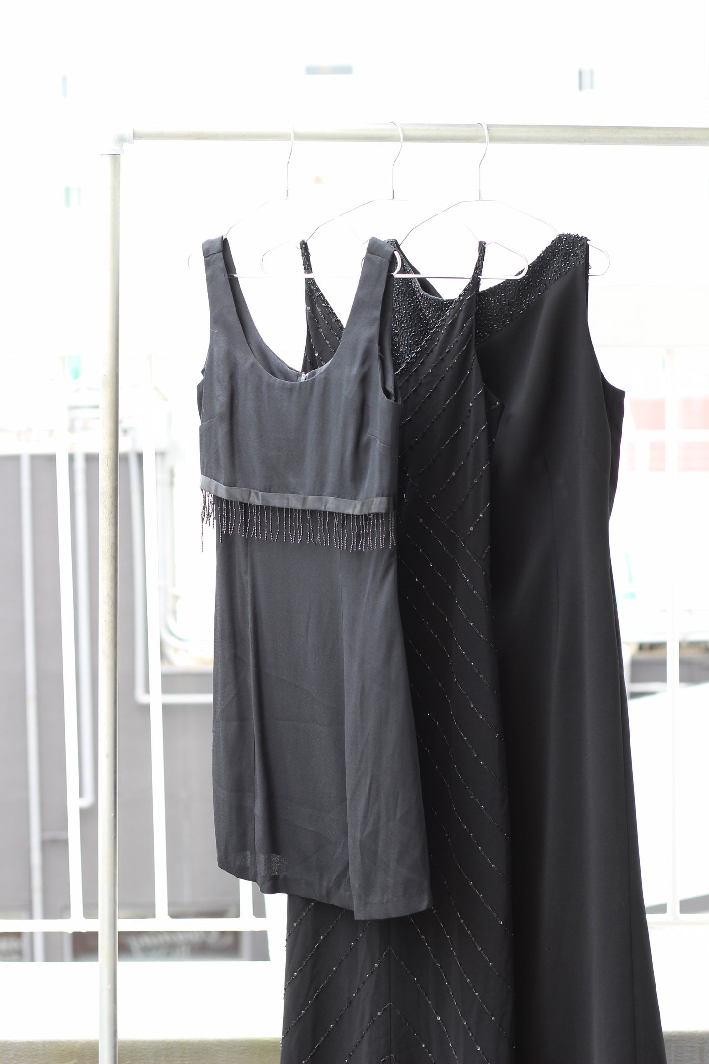 Vintage Black Design No Sleeve One-Piece x9点