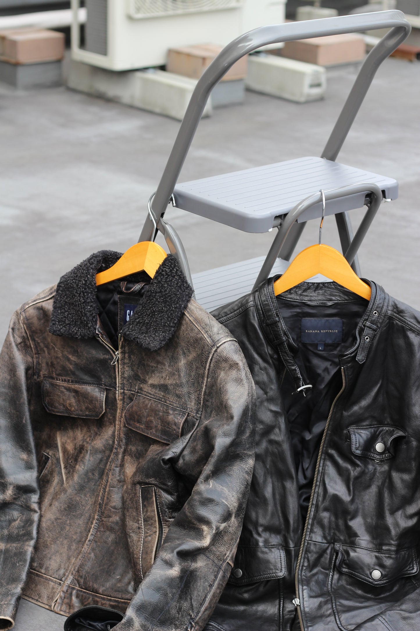 Gap & Banana Republic Leather Jacket x2点
