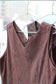 Vintage Brown Flower No Sleeve One-Piece x7点